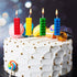 BBTO 16 Pcs Building Block Candles, Brick Birthday Cake Topper Sparkler Novelty Decor for Construction Party