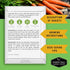 58 (1 Pack) Imperator Carrot Seeds for Planting Grow Long, Straight, Sweet Carrots for Juicing, Vegetable Gardens