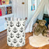LANGYASHAN Laundry Basket Canvas Fabric Collapsible Organizer for Storage Bin Toy Bins Gift Baskets