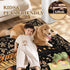 5x7Ft, Washable Tiger Area Rugs Boho Animal Living Room Bedroom Rugs, Soft Low Pile Jungle Kids Nursery Dining Room