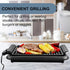 OVENTE Electric Indoor Grill, 15 x 10 Inch Non-Stick Cooking Surface, 1200W Fast Heat Up Power, Black