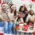 16 oz Tioncy Winter Mugs Gift Bulk Hot Cocoa Chocolate Bar Supplies Reusable Coffee Cups with Lids Plastic Cups Travel