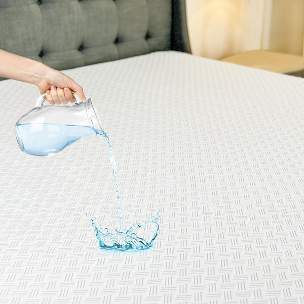 ACCURATEX Twin XL Mattress Protector - 100% Waterproof Breathable Cooling 3D Air Cover, 16'' Fitted Deep Pocket