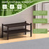 ROMGUAR CRAFT 2 Closet 27"x12"x14" Tier (Thick) Bamboo Shoe Rack for Free Standing Wood Shoe Shelf for Entryway Small