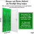 KatchOn Green Streamers, 3.2x8 Ft, Pack of 2, Backdrop for Jungle Party Decoration, Tropical Safari Decorations