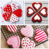 5 Pieces Heart Cookie Cutter - 3.95", 3.35", 2.75", 2.36", 1.37" Valentine s Day Cookie Cutters for Baking and