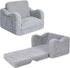 Kids Couch for Toddlers, 2-in-1 Kids Sofa Chair, Comfy Soft Foldable Toddler
