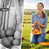 7 Egg Collecting Basket, Canvas Egg Basket for Gathering with Pouches for Chicken, Duck, Goose, Bird, Various Poultry