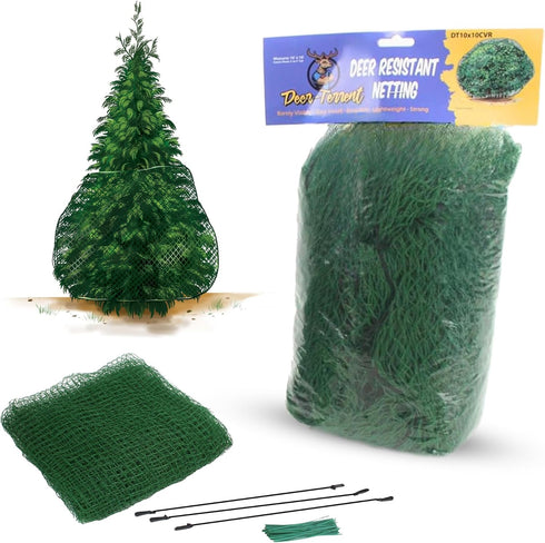 3 Pack (8'x8') Deer Netting Heavy Duty Bird Netting, Chicken Coop, Fruit Trees, Plants, Plastic Fence, Bird Screen