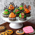 Halloween Fondant Molds, Skull Sheep Head Bat Wings Silicone Molds for Cake Decoration, Set of 5