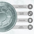Plasticpro 6'' Round Tin Foil Cake Pans Disposable Aluminum, Freezer & Oven Safe - Pack of 50