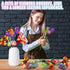 Flower Bouquet Building Set - 17 Artificial Botanical Collection Flowers DIY Home Decoration Gifts (976 Pcs)