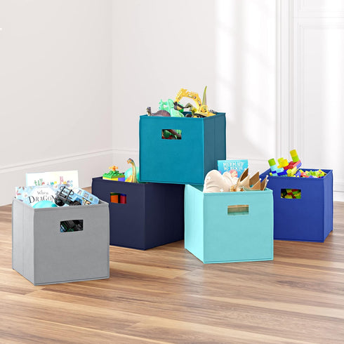 RiverRidge Folding Bin - 2 Piece Turquoise
