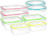 Southern Homewares 16-Piece Clip Lock Food Storage Container Set - Airtight, Microwave & Dishwasher Safe Kitchen Boxes