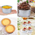 50 Pack Foil Cupcake Liners with Dome Lids, LNYZQUS 5.5 Oz Large Muffin Cups, Disposable