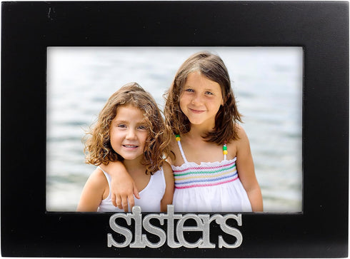 Malden International Designs Black Sisters Expressions Picture Frame - 4x6