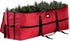 Zober Christmas Tree Storage Bag 7.5 Ft - Durable Red Bag for Artificial Disassembled Christmas Tree with Zipper