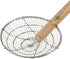 Joyce Chen Kitchen Spider Strainer, Stainless Steel 5-Inch Wire Basket with Bamboo Handle
