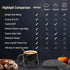 NBBRDDN Set, 2 Settings, Set Coffee Mug Warmer & Mug Coffee Cup Warmer with Temperature Electric Coffee Warmer for Desk