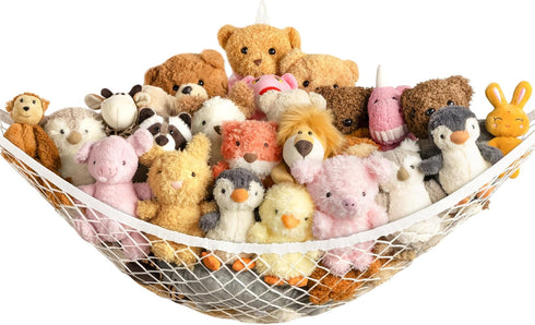 Stuffed Animal Storage Hammock Net Corner - Large Toy Hammock Net for