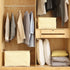 Hinwo 70L Extra Large Storage Bins, Foldable Closet Organizers with Handles for Clothing, Toys