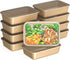 Bentgo Prep - 20-Piece 1-Compartment Reusable Meal Prep Containers with Lids, PFAS