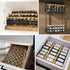 48 4 Oz 547 3 Churboro Spice Jars with Labels- Spice Jars with Bamboo Lids - Glass Spice Containers with Shaker Lids