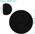 Trivets for Hot Pots and Pans 8 inches 2 Pcs, Trivet for Hot Dishes, Hot Pads for Kitchen Table, Cooking Potholder Set, Large Coasters Cotton Mat to Protect Counter (Black) by Cazzon