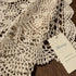 Hsvanyr 39inches Beige Tablecloth, Handmade Crochet Cotton Square Coffee Table Cover