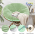 8 50"x50") HOMBYS Fluffy Shaggy Cover for Papasan Chair Cushion, Plush Faux Fur Slipcover ONLY, (Without Cushion)