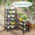 Entryway,3-Tier Closet, viewcare Small Shoe Rack for Black Bamboo Shoe Organizer for Hallway Free Standing Shoe Racks