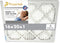 Proairtek AF16201M11SWH Model 16x20x1 Pack of 6 Air Filters, MERV 11 for Clean Air in Home
