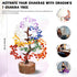 Crocon Seven Chakra Gemstone Tree, Feng Shui Figurine, Money Bonsai, Good Luck Reiki Healing Crystals, Size 10-12"