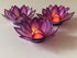 Capiz Shell Lotus Flower Tealight Candle Holder - Handmade Decorative Holder for Meditation, Yoga, and Relaxation