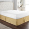 California King Bed Skirt by HC Collection, Soft Microfiber Box Spring Cover, 14" Inch Drop, Wrinkle & Fade Resistant -