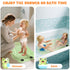 30"x18" Baby Bath Mat for Tub Non Slip Bathtub Mat Ruber Cartoon Frog Shower Mats for Toddlers and Kids Cute Bath Mats