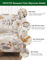 1 Sofa,02 CRFATOP Stretch Piece Chair Covers with Arms Printed Accent Chair Cover Armchair Flower Soft Banquet Armchair