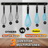 Anaeat Silicone Balloon Whisk - Perfect for Non-Stick Cookware, Heat Resistant Kitchen Whisks for Cooking and Baking
