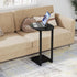 Hosfais Small Side Table End Table, C-Shaped Wood Coffee Table TV Tray for Eating Couch Tables for Small Space, Living