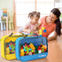 codree 6 Pack 13 8.5 3.9 Inch Large Oxford Cloth Toy Storage Bags, x x Visible Organizer Pouch with Zipper, Waterproof