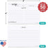 321Done Recipe Cards, Set of 50, 4x6, Double-Sided Premium for Weddings, Made in USA