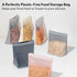 W&P Porter Silicone Reusable Storage Bag, Sandwich (36oz Stand-Up), Cream Food Storage Container, Microwave Safe