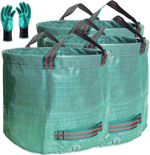 Professional 3-Pack 106 Gallon Large Lawn Garden Bags(D31,H31 inch) Big Yard Waste