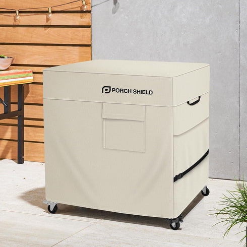 80-100 40"L 20"W 32"H) Porch Shield Waterproof Rolling Qt Cooler Cart Cover Fits Most Patio Ice Chest Party Cooler