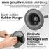 ToiletBuddies Set 2 1 Set Toilet Brush & Plunger - Toilet Bowl Brush and Holder, Refillable Liquid Dispenser Brush