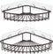 SMARTAKE 2-Pack Corner Shower Caddy, SUS304 Stainless Steel, Wall Mounted Bathroom Shelf