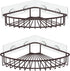 SMARTAKE 2-Pack Corner Shower Caddy, SUS304 Stainless Steel, Wall Mounted Bathroom Shelf
