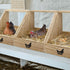 Wooden Chicken Nesting Box for Chickens, Sturdy Wall Mount Egg Laying Box for Hens, Chickens, and Ducks (2 Pack)