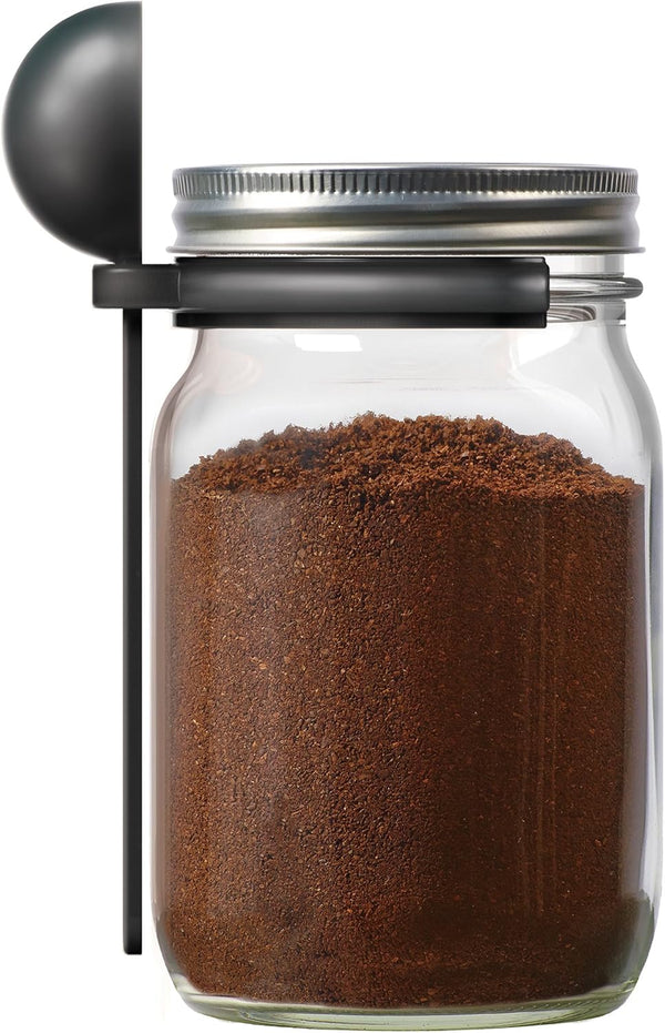 Jarware Coffee Spoon Clip, 6" for Wide Mouth Mason Jars
