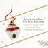 Spode Christmas Tree Ornament Cupcake, Long-Lasting Holiday Decoration for Christmas Tree & Seasonal Display